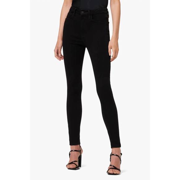 NEW JOE'S JEANS snapback hi honey skinny jean in black - Picture 1 of 3